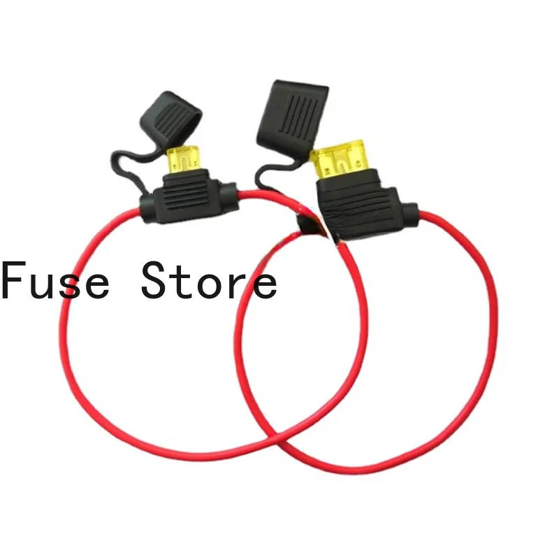 5PCS Car Fuse Holder Medium Waterproof   Insurance d Box 16# Line 30CM