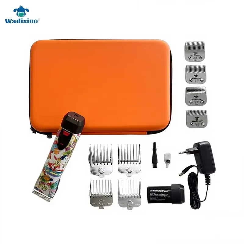 

Rechargeable Pet Grooming Clipper for Dogs and Cats Safe Low Noise Small Style A5 Model Battery Powered Portable