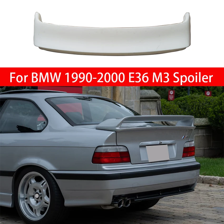 

For BMW 1990-2000 E36 M3 spoiler BMW M3 series spoiler ABS plastic materail unpainted spoiler for BMW E36 M3 Spoiler