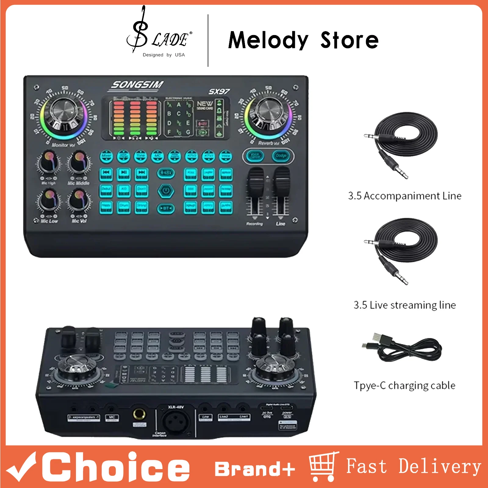 48v-multi-function-mixer-portable-digital-sound-card-professional-multiple-sound-effect-live-mixer-sound-card-effect-device