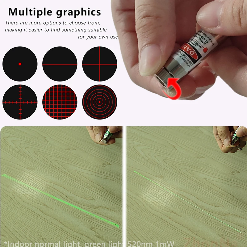Red Dot/Line/Cross Laser Module Head 650nm 5mW Glass Lens Can Focus Industrial Grade DC 3V-5V Manufacturer Free Customization