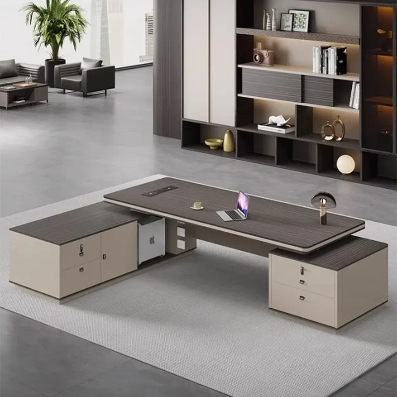 

Upgrade Reception Office Desk Protector Designer Modern Executive Computer Desk Specialty Commercial Mesa Escritorio Furniture