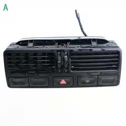 Black Air Outlet Left Right And Middle outlet suitable For VW Golf MK4 Jetta Bora 1J1819703E 1J1819704E 1J0819728E