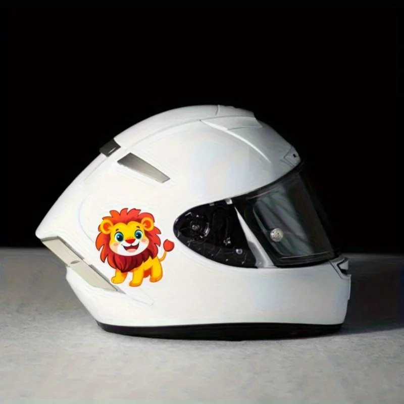 

1 шт. модная виниловая наклейка с рисунком льва-милая атмосфера для бутылок с водой/ноутбуков/автомобилей/детей для детей