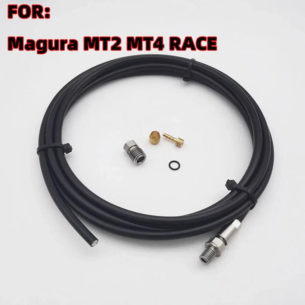 

2M Bike Bicycle Brake Hose Kit For MAGURA MT2/MT4 RACE With Oil Needle Olive Bike Hydraulic Disc Brake Oil Tube Pipe