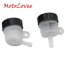 MotoLovee Motorcycle Refit Foot Rear Brake Master Cylinder Tank Oil Cup Fluid Bottle Reservoir