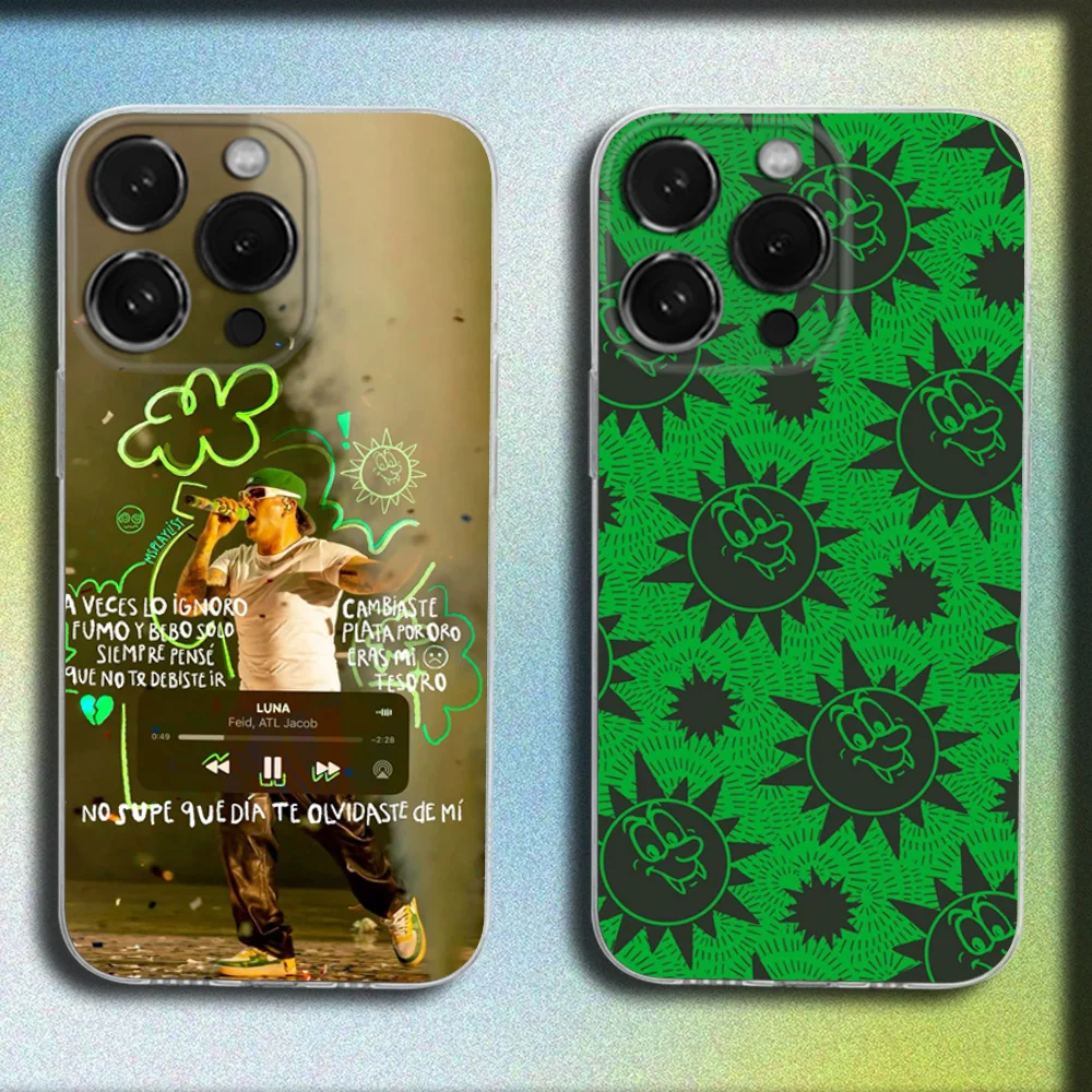 

Singer F-Feid Ferxxo SIXDO Phone Case For iPhone 16,15,14,13,12,11 Plus,Pro,Max,XR,XS,X,Plus,SE,Mini Transparent Soft Cover