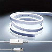 1M/2M/3M/5M 5V USB Neon Light Led Strip Lights Waterproof Flexible LED NEON Tape Lights For Bathroom Cabinet Home Decor Room TV