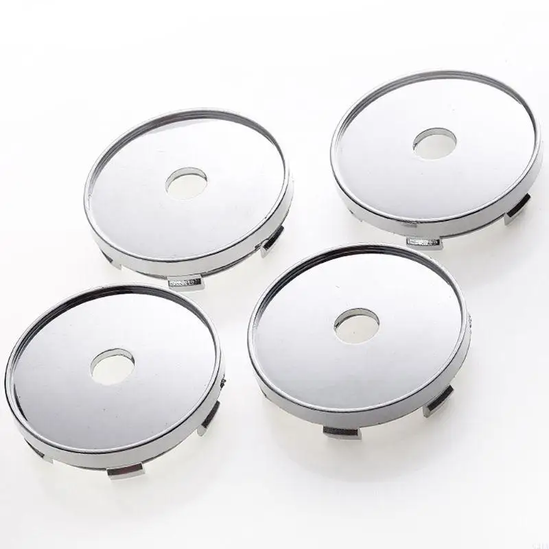 G2TA Durable Truck Car Exterior Wheel Center Covers Hub Dust Caps Sticker 60mm 4pcs
