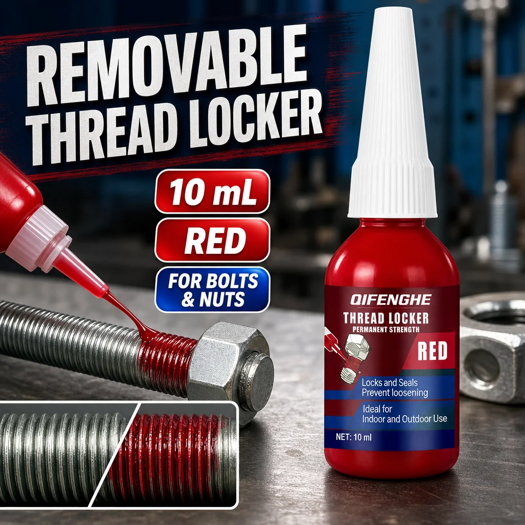 Thread Locker Adhesive Prevent Bolt Nut Loosening Lock Seal Threads Anti‑Vibration for Metal Screw Fasteners