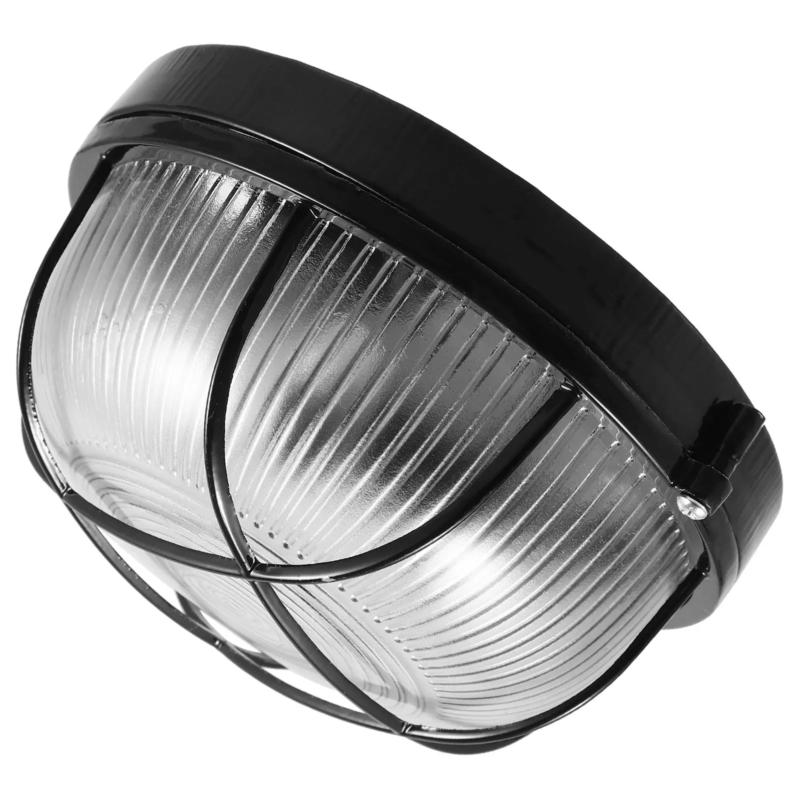 

Glass Wall Light Cover Weather-Resistant Outdoor Lampshade for Patio Garden Balcony Decorative Lamp Shade Modern Stripe Design