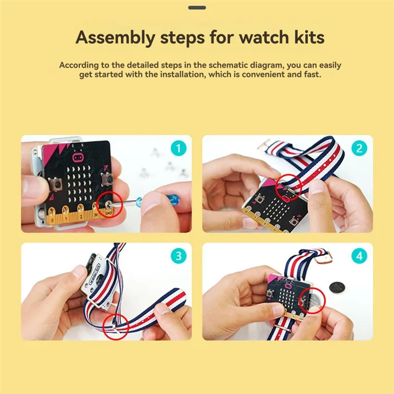 

Superb For Microbit V2 Micro:Bit V2 Development Board Programmable Watch Kit For Education Learning Kit For School DIY Project