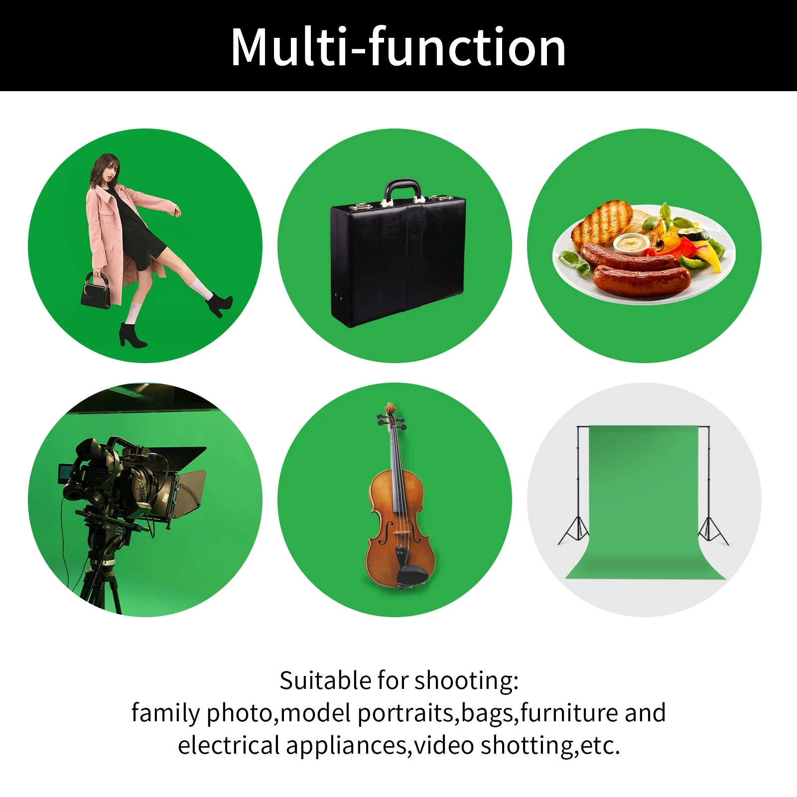 Selens-Toile de fond d'écran v - Green Screen Collapsible avis et prix