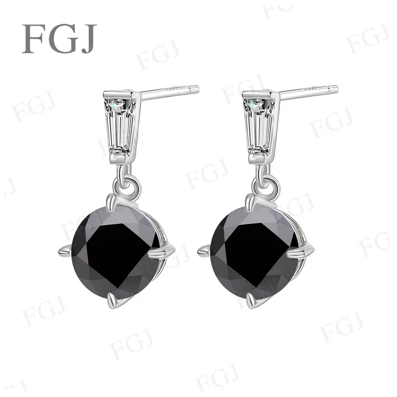 2ct Moissanit-Ohrringe S925 Sterling Silber Ohrstecker Damen-Modeschmuck Mit Zertifikat Feiner Schmuck Jubiläumsgeschenk – Detail 9