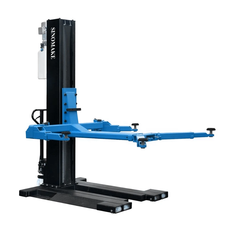 

2.5T/3T Movable Single Post Auto Lift of Popular Single Post with CE One Post Lift for DDP(shipping cost including custom tax)
