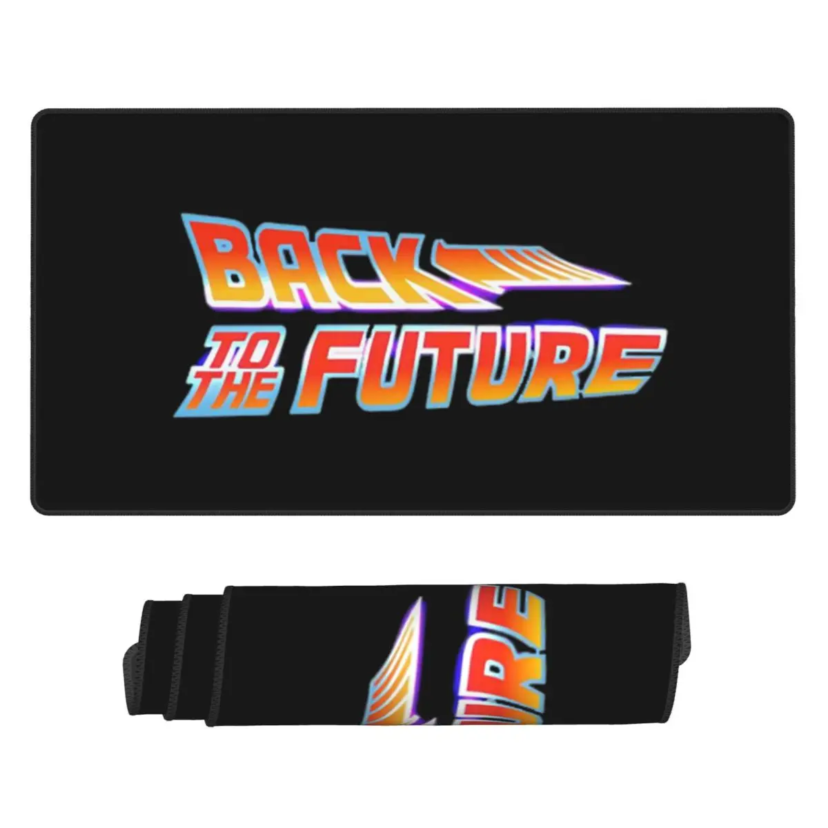 

Large Mouse Pad Back To The Future Movie Logo Gamer PC Laptop Mats Keyboard Carpet Computer Gaming Office Accessories Desk Mat