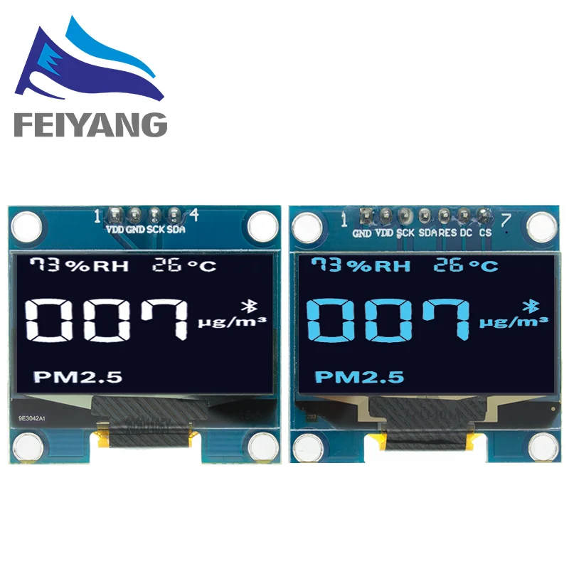 1.3 Inch OLED Module White / Blue Color 128X64 OLED LCD LED Display Module 1.3 IIC I2C SPI Communicate for arduino Diy Kit