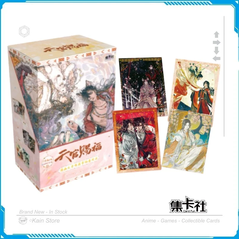 Card.Fun Genuine Heaven Official's Blessing Comic Big Collection Cards Lantern Night Anime Peripheral Hobby Toy Gift For Fans
