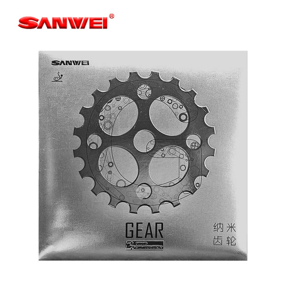 غطاء تنس الطاولة المطاطي الأصلي من SANWEI GEAR Hyper لتنس الطاولة / ورقة تنس الطاولة المطاطية بينغبونغ