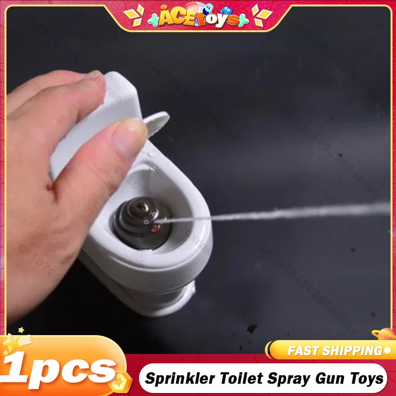 

Sprinkler Toilet Spray Gun Antistress Shocker Mini Interesting poop spray Squishy Jokes Simulation Toilet Toy for Children Adult