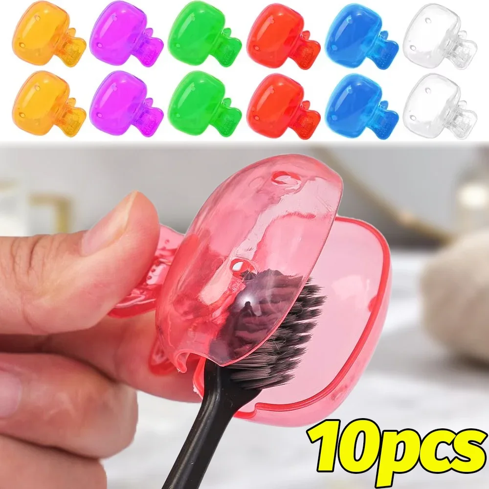 Przenośne nakładki na główkę szczoteczki do zębów Plastikowe, pyłoszczelne nakładki ochronne na główkę szczoteczki do zębów Akcesoria łazienkowe do podróży i kempingu