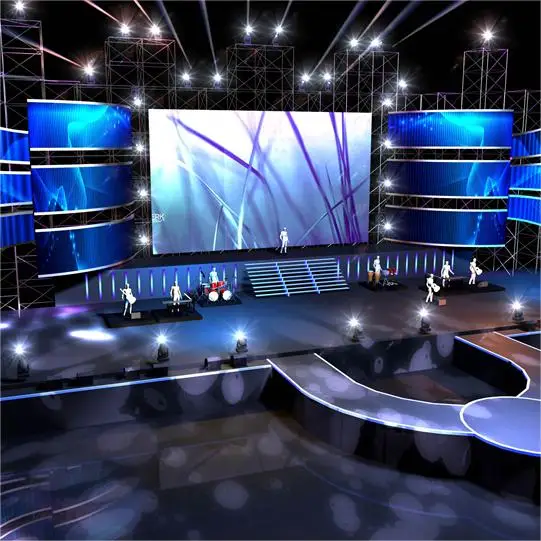 LED Display/Indoor Led Pantalla Lionled High Refresh 7680Hz P1.95 LED Stage Screen/Rental
