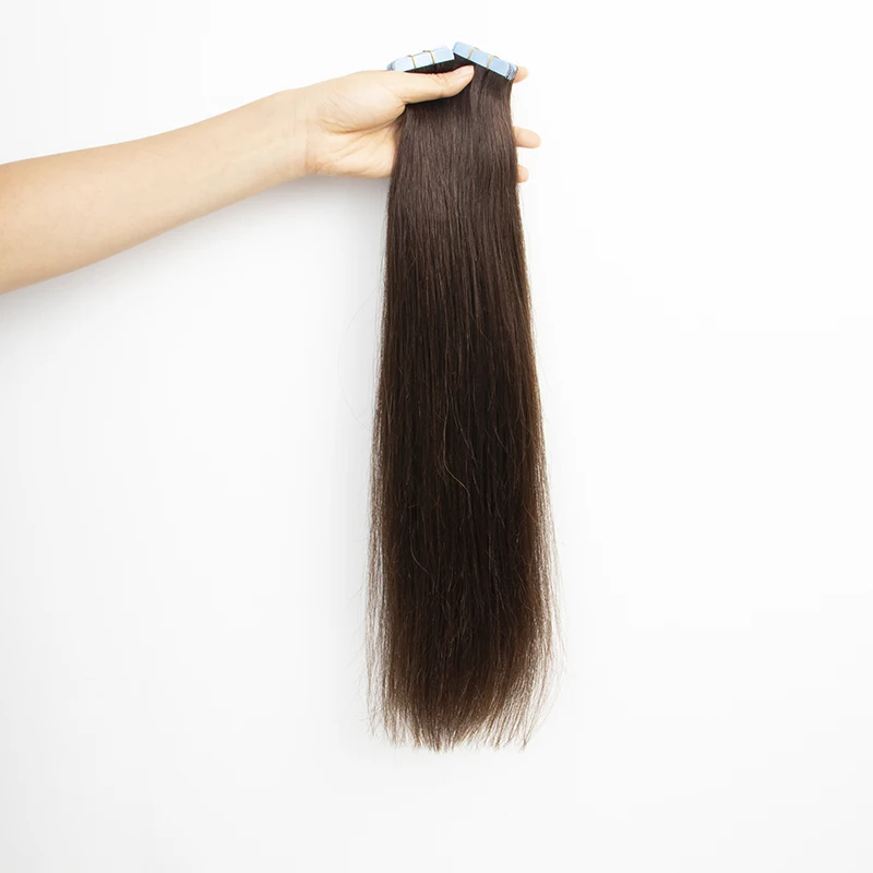 

Оптовая цена, платиновая светлая лента для наращивания, машина для наращивания человеческих волос, лента без повреждений, 20 шт., 12-24 дюйма, лента для волос