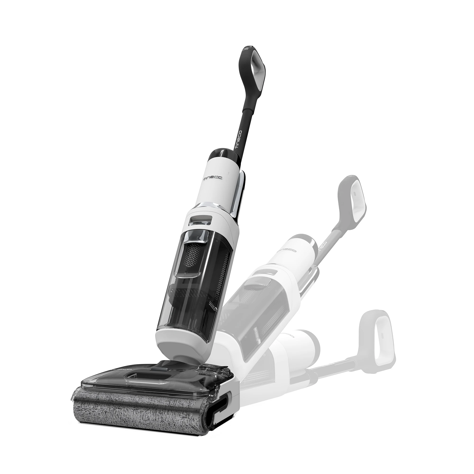 Odkurzacz do podłóg Tineco Floor One Stretch S6 do pracy na mokro i sucho 180 °   Wycieraczka z przyssawką o płaskim designie, 13 cm, wysokość regulacji 70 cm ° C 5min Flash Dry Self cleaning