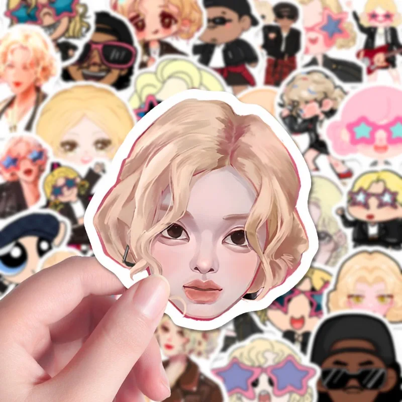 Roseanne Park Cartoon Stickers APT Kawaii Stickers Message Collection Kids Freinds Gift Waterproof Phone Case Diy Hand Account