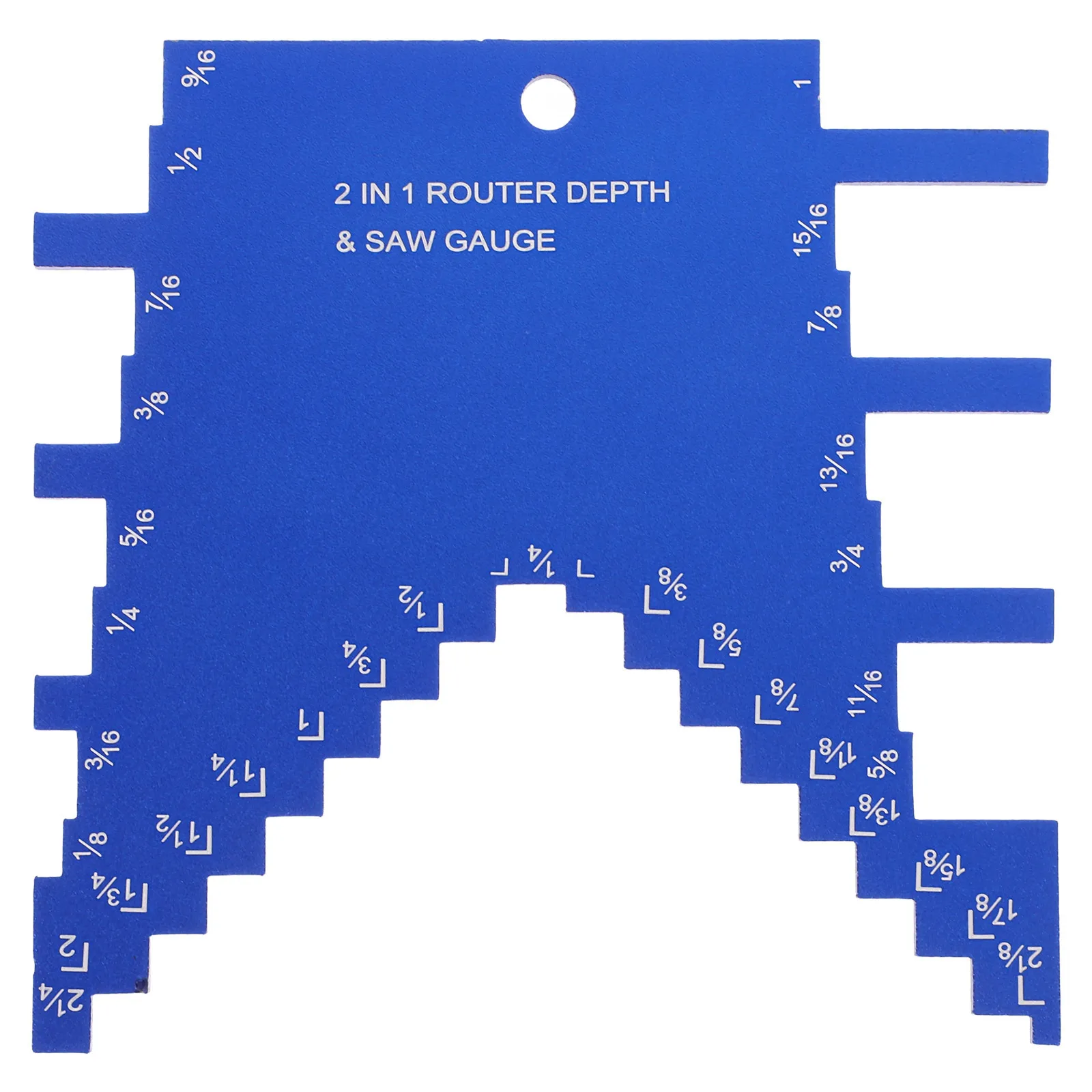 

Woodworking Accessory 2-in-1 Depth Gauge Tool Aluminum Alloy Step Gauge Router Table Saw Accurate Measurement Portable Durable