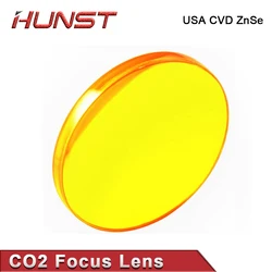 HUNST USA CVD ZnSe Focus Lens Dia 12mm 18mm 19.05mm 20mm FL 38.1 50.8 63.5 76.2 101.6mm For Co2 Laser Engraving Cutting Machine