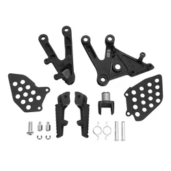 Front Foot Pegs Rest Bracket For Honda CBR600RR 2003 2004 2005 2006 Sand Black/Black/Silver Motorcycle