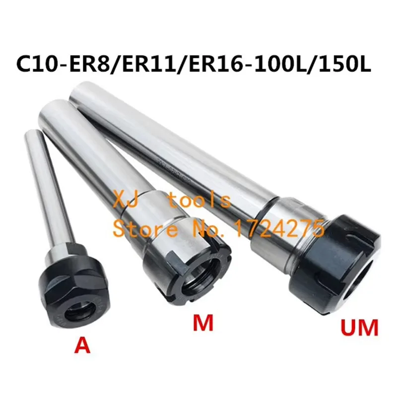 Support de mandrin à pince C10 ER8 C10 ER11 C10 ER16 100L 150L, fraisage CNC, Force de serrage puissante, 1 pièce
