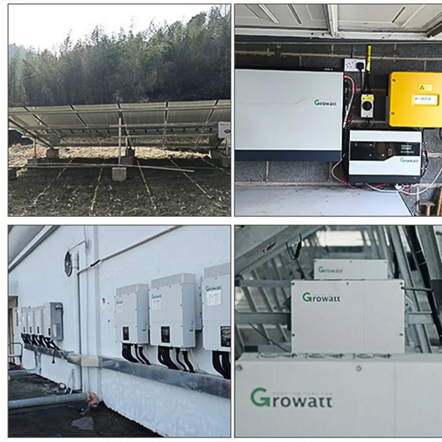 Инвертор Growatt 30 кВт на сетке Солнечная энергетическая система Инвертор Pv 50 кВт 60 кВт Инвертор солнечной энергии