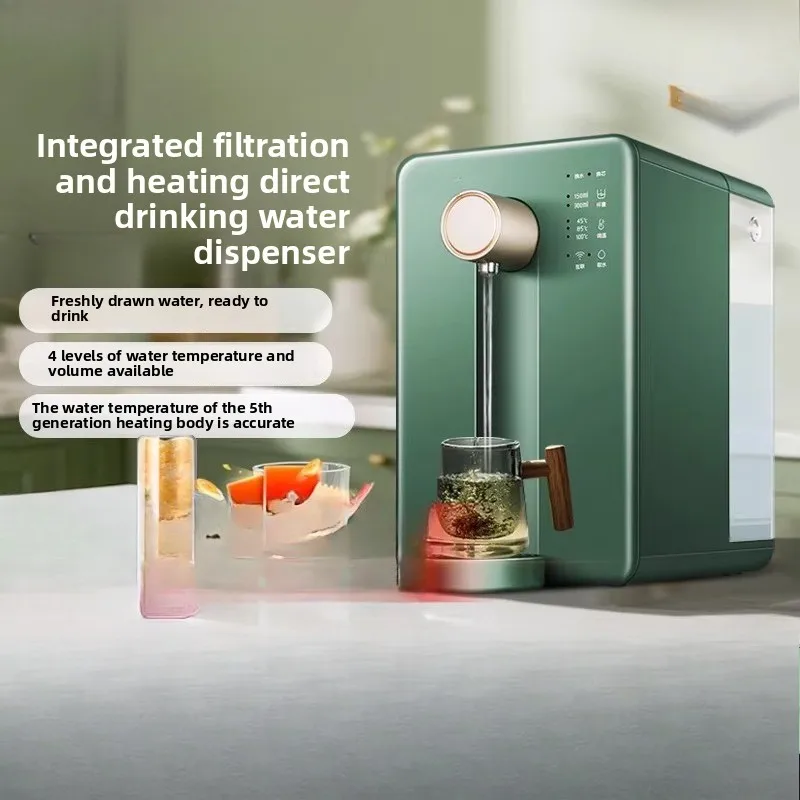 Water Purifier, Desktop Drinking Machine, Household Filter Direct Drinking Heating Integrated Instant Water Dispenser