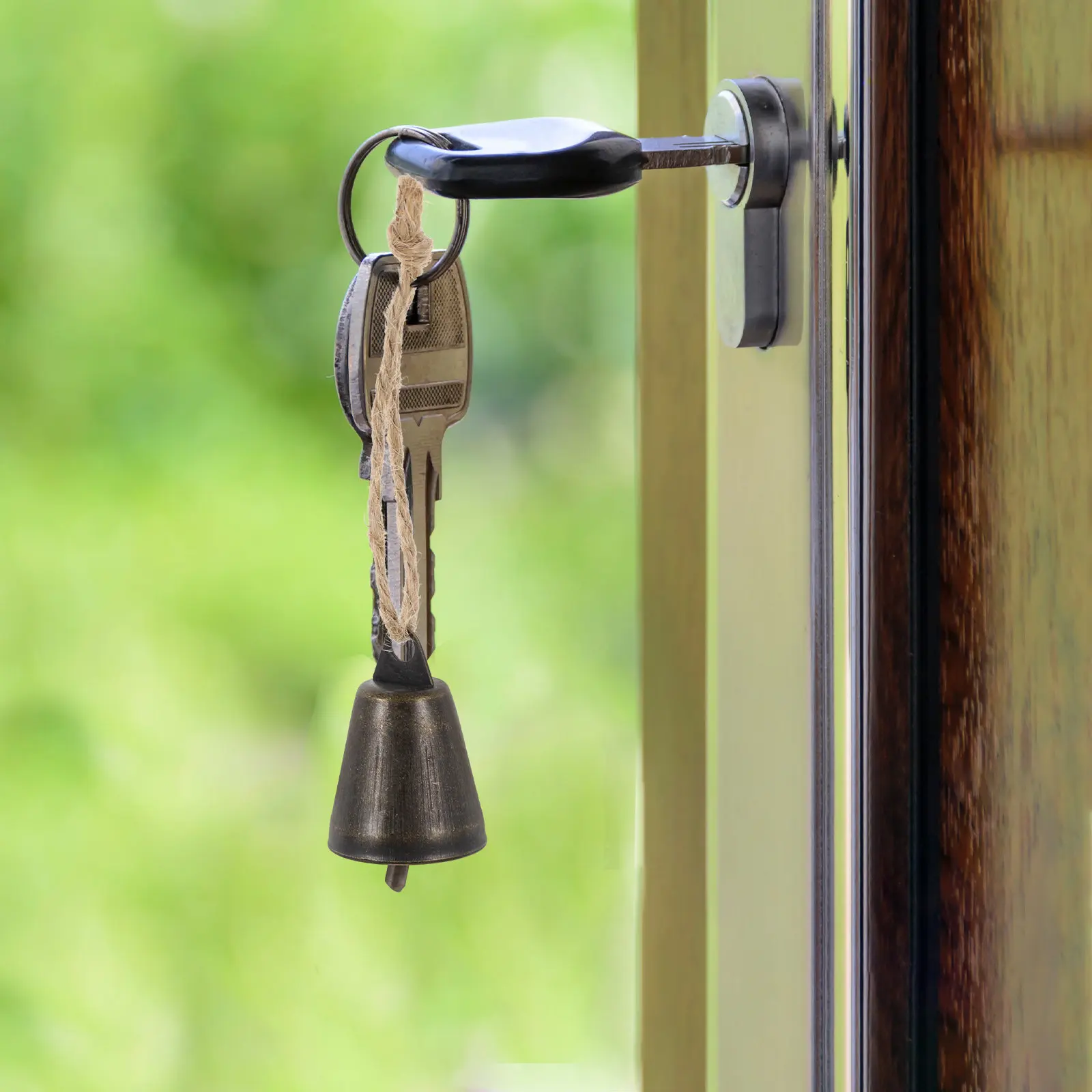 10Pcs Wide Chime Metal Bells Hanging Bell Ornament for DIY Wind Chime Craft Supplies Home Garden Decor Vintage Christmas