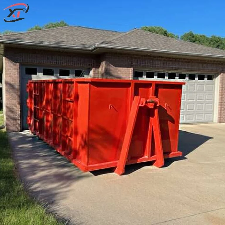 XINTUO Dual Function Hook Lift Dumpster (Refuse Collector) for Truck and Crane Operation 1600kg