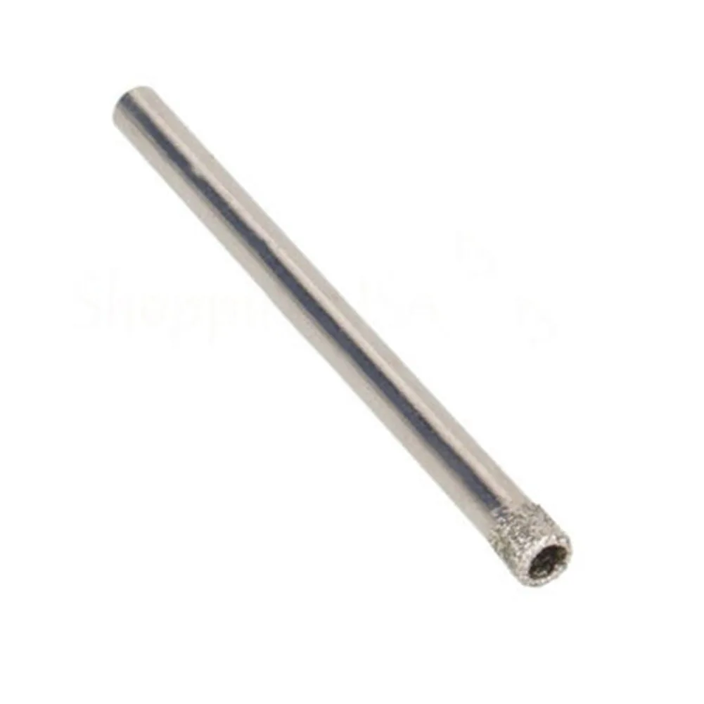 10-Pack 4mm Emery Coated Drill Bits for Glass Granite Tile Marble Ceramics Porcelain Quartz Sink Stucco Rock Slab Use