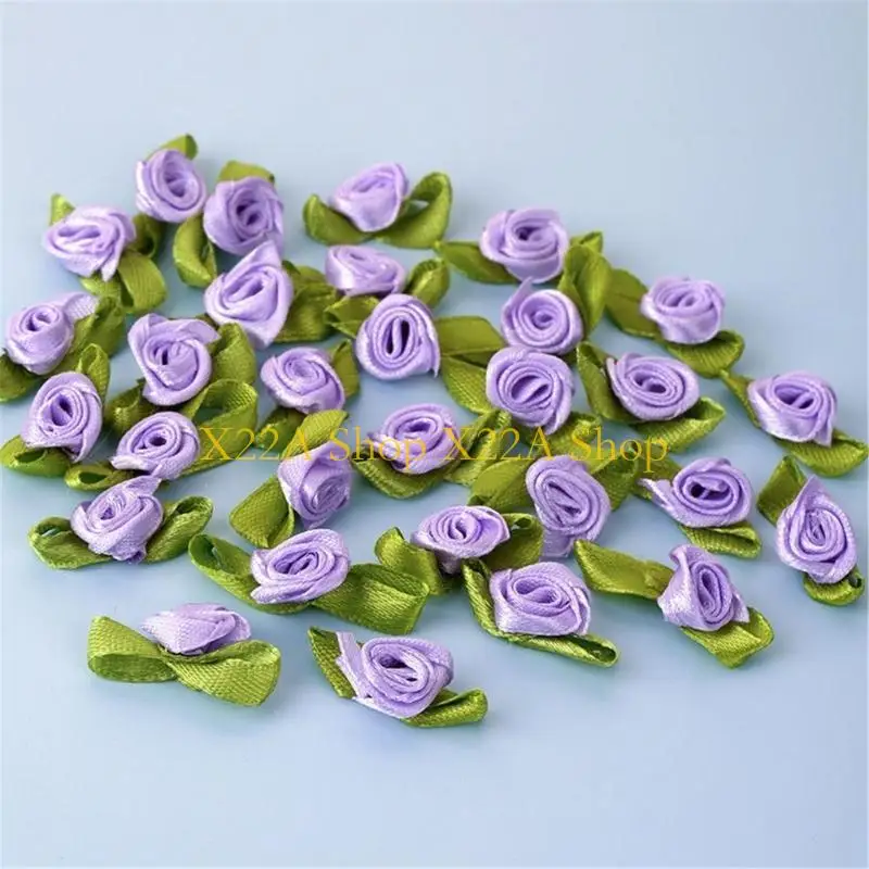 

Unique Sweet Color Rose Flower Appliques Make Scarf Hairband Clothes Sewing Tools