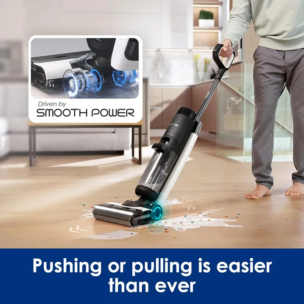 

Floor ONE S7 PRO Cordless Wet Dry Vacuum Cleaner, Smart Floor Cleaner Mop for Hard Floors, Long Run Time