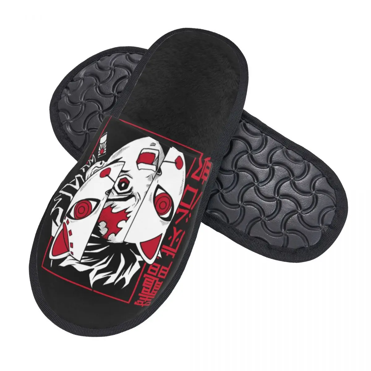 Memory Foam Slippers Women Comfy Warm Kamado Tanjirou House Slippers