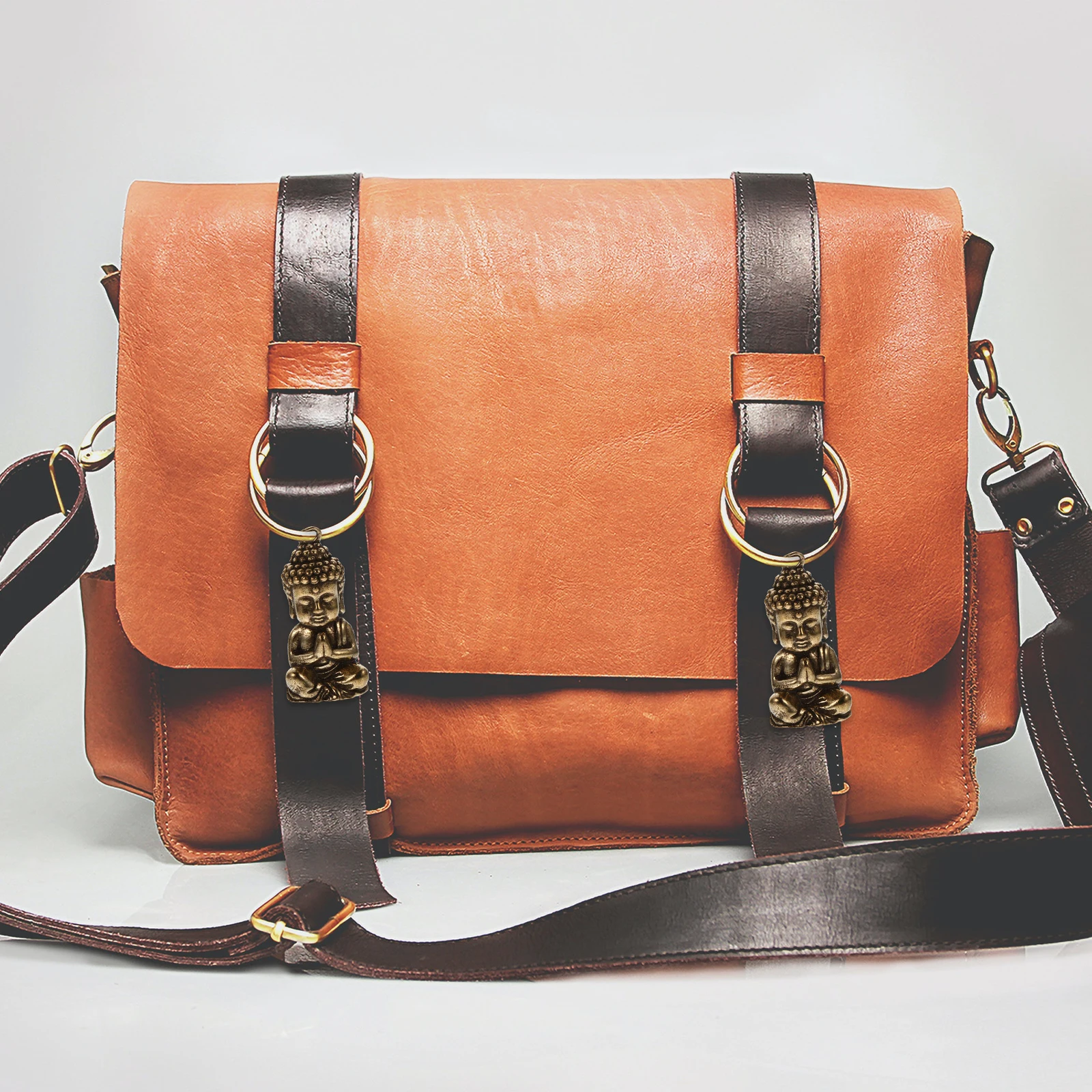 

2Pcs Buddha Pendant Brass Jewelry Charm Chinese Style Ornament for Necklace Bracelet Keychain DIY Lucky Feng Shui Jewelry Making