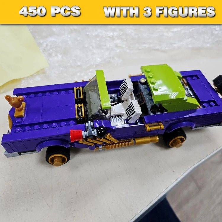 

305pcs Super Fighter Vehicle The Penguin Arctic Roller Pursuit Mini Escape Pod 10634 Building Blocks Toy Compatible With Model