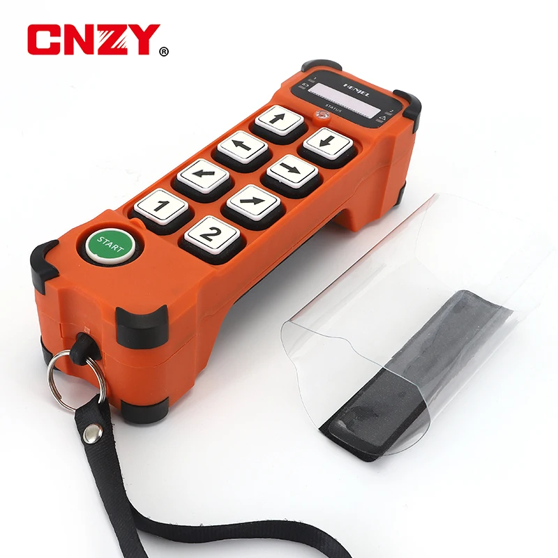 HENJEL wireless remote control H208 one-button dual speed industrial emergency remote control switch with emergency stop chain