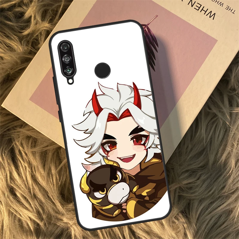 Genshin Impact Arataki Itto Case For Huawei Honor 50 70 X8 X9 X9a P20 P30 P40 Lite P50 Mate 50 Pro P Smart 2021 Cover