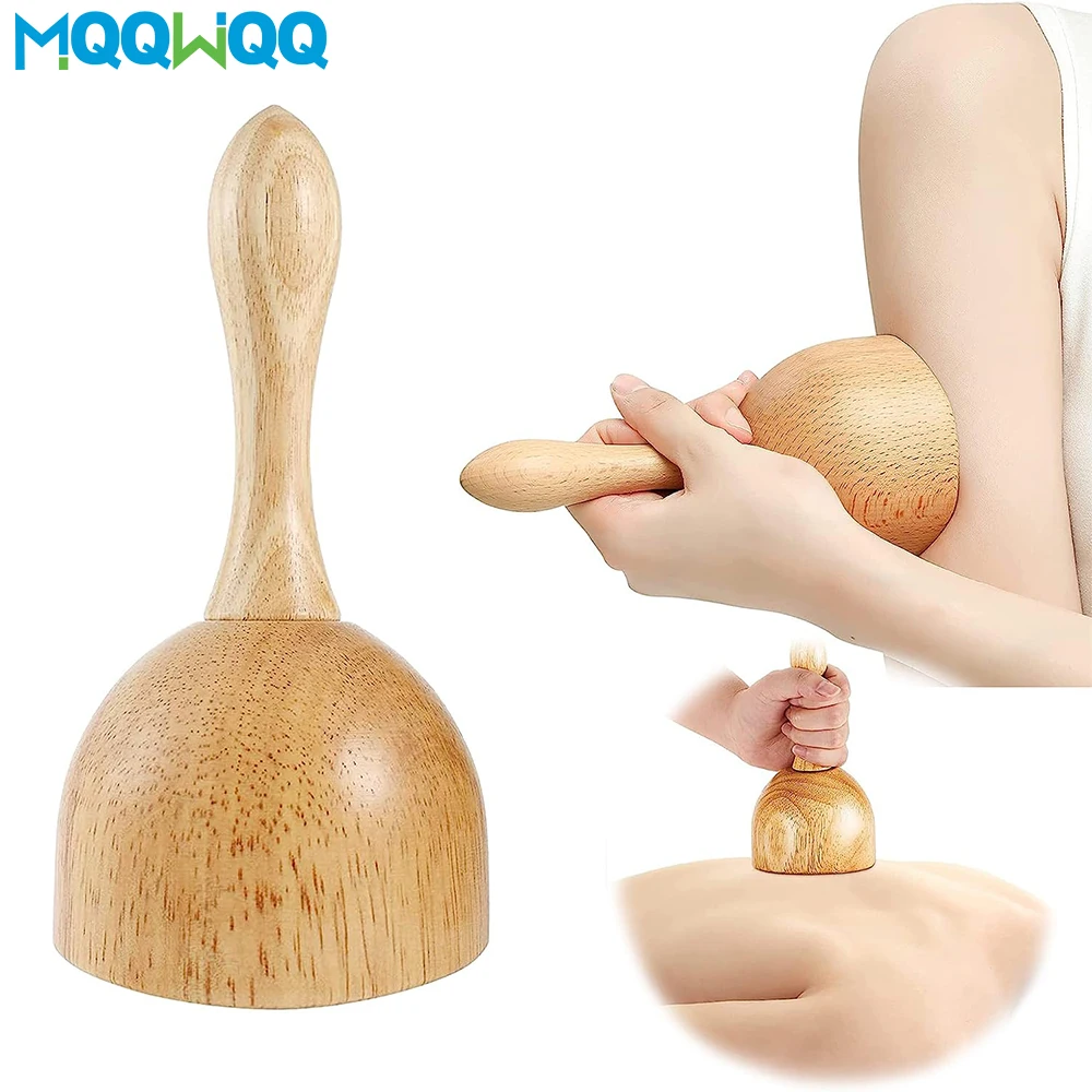 

Wooden Handheld Massage Swedish Cup Lymphatic Drainage Massager Body Sculpting, Anti-Cellulite Gua Sha, Release Muscle Soreness