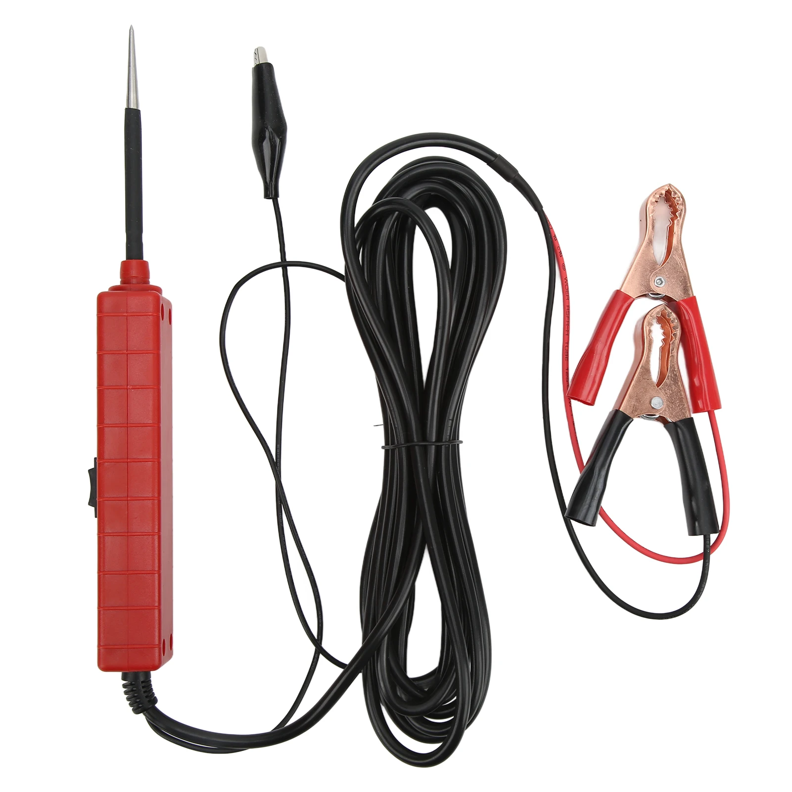 

Car Electric Circuit Probe Tester Diagnostic Tool Short Circuit Protection 4m Cable Red DC 6‑24V