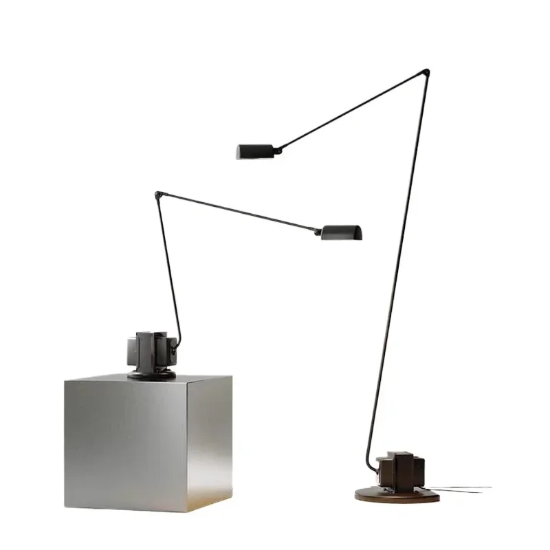 

Dimmable motor floor lamp antique model house exhibition hall