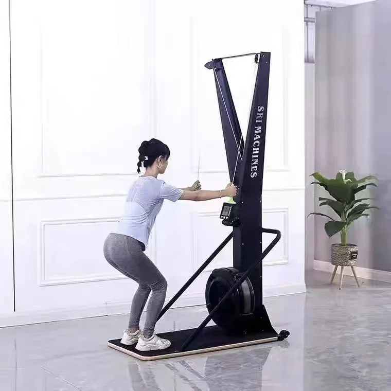 Fitness Air Ski Trainer ECO Ski Exercise Machine Indoor Skiing Equipment With 10 Levels Of Air Resistance