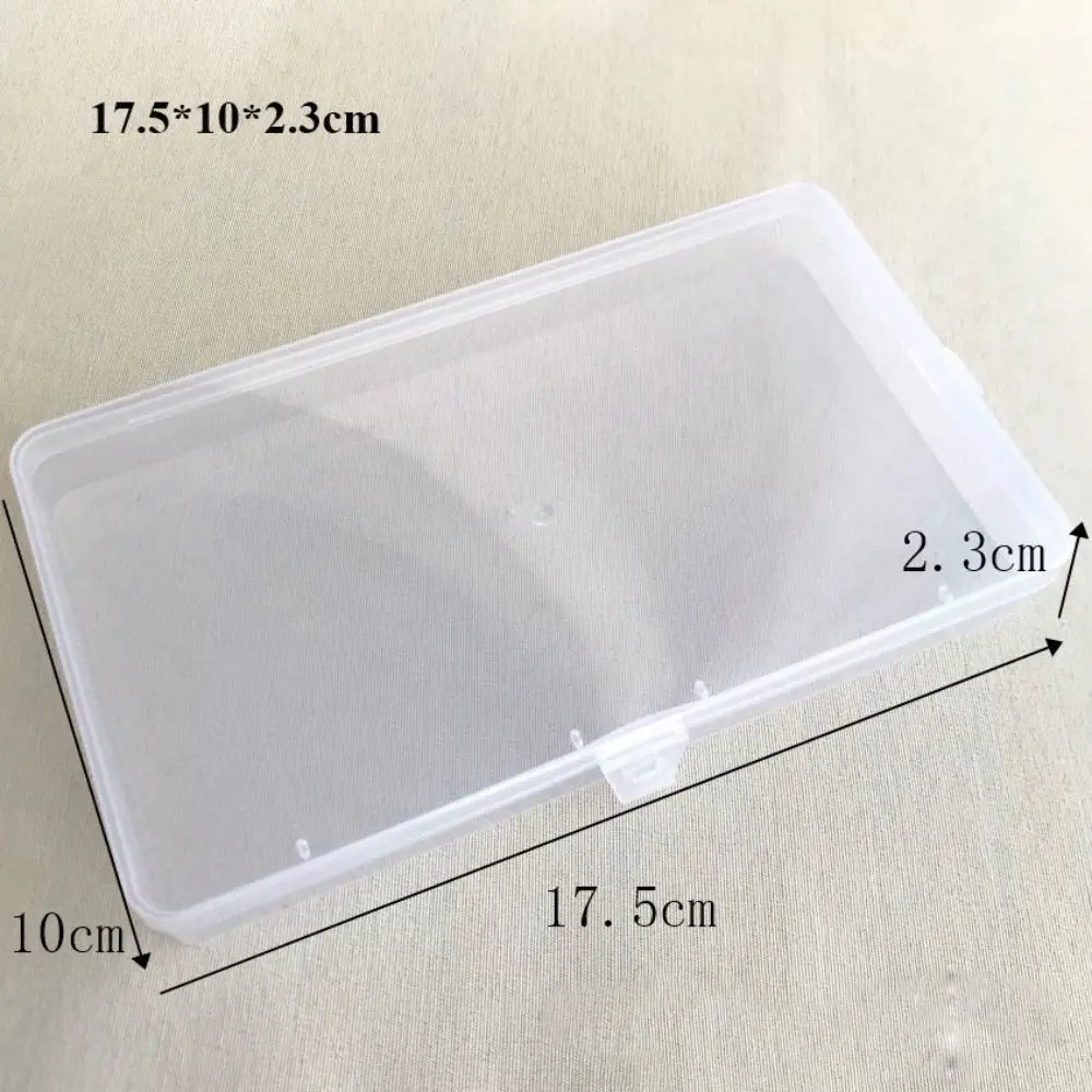 

Портативная квадратная коробка для хранения, пластиковый прозрачный контейнер для ювелирных изделий, бусин, прочный держатель для рыболовных инструментов, аксессуары для электроинструментов